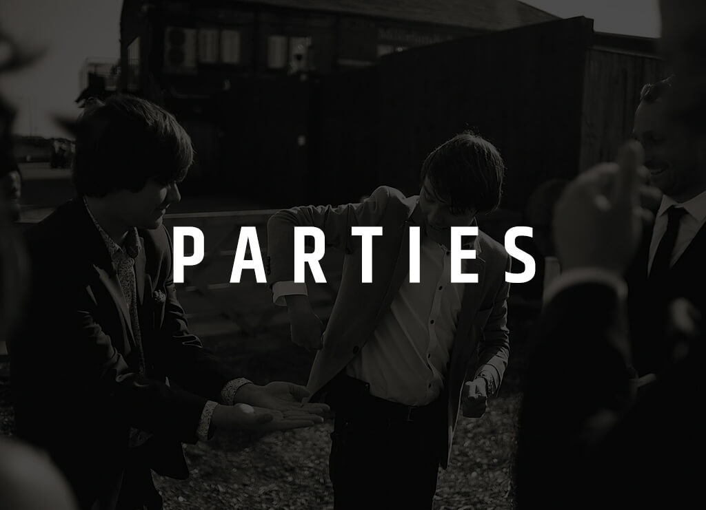 An image displaying the word parties