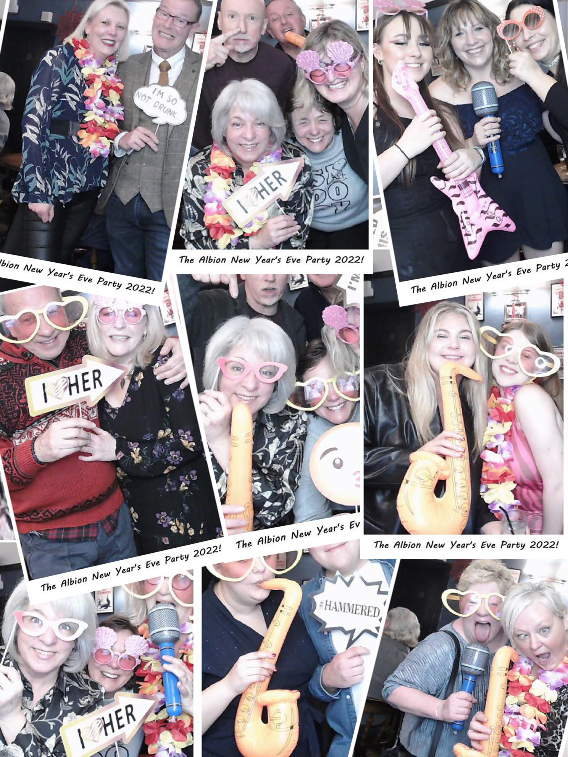 Photo Booths printed pictures